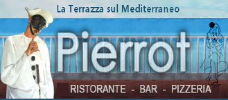 Ristorante Pizzeria Pierrot, la terrazza sul Mediterraneo